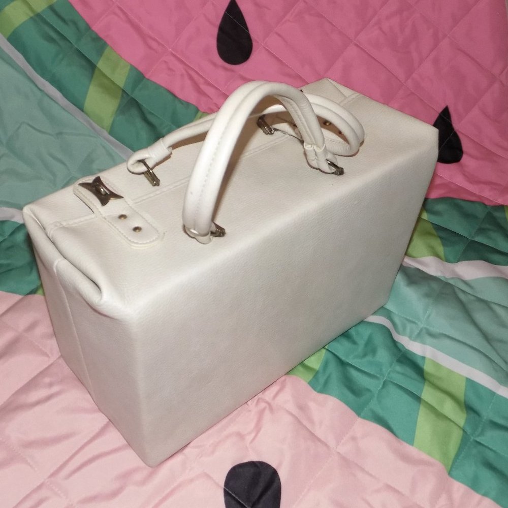 Vintage Suitcase Fold Top briefcase